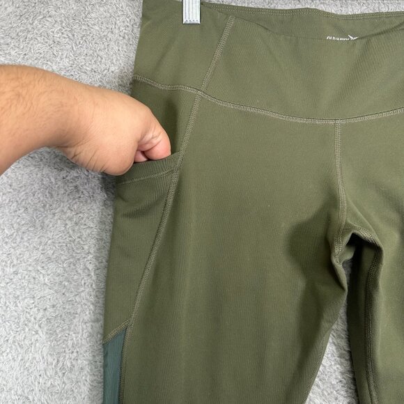 Old Navy Olive Green Leggings Plus Size 1X Workout Gym - Picture 5 of 12